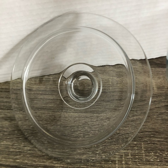 Vtg Clear Glass Cookie Jar with Lid - Picture 5 of 11
